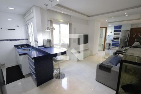 Cozinha de apartamento à venda com 2 quartos, 100m² em Vila Metalúrgica, Santo André