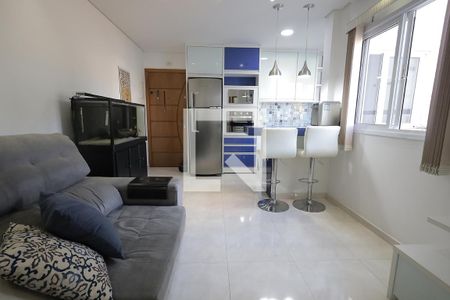 Sala de apartamento à venda com 2 quartos, 100m² em Vila Metalúrgica, Santo André