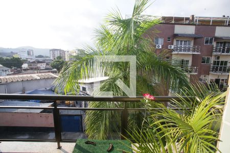 Varanda da Sala de apartamento à venda com 3 quartos, 92m² em Taquara, Rio de Janeiro