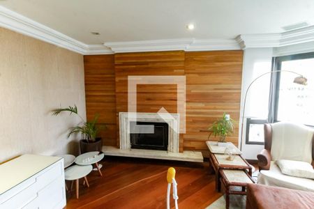 Detalhe - Sala 2 (Lareira) de apartamento à venda com 4 quartos, 285m² em Paraíso do Morumbi, São Paulo