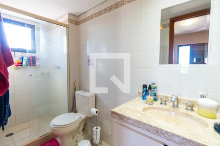 Banheiro da Suíte de apartamento à venda com 3 quartos, 86m² em Vila Mascote, São Paulo