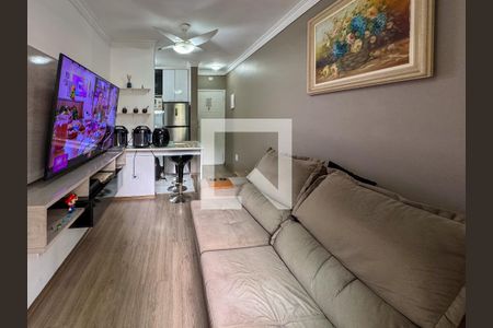 Sala/Cozinha de apartamento para alugar com 2 quartos, 90m² em Parque Novo Oratório, Santo André
