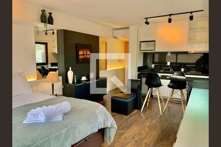 Sala / Quarto de apartamento à venda com 1 quarto, 31m² em Petrópolis, Porto Alegre