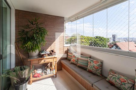 Varanda da sala de apartamento à venda com 4 quartos, 122m² em Ouro Preto, Belo Horizonte