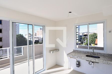 Cozinha de apartamento para alugar com 1 quarto, 95m² em São Lucas, Belo Horizonte