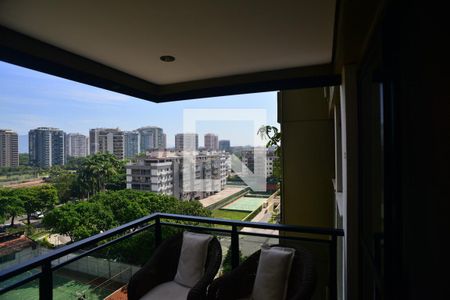 Varanda de apartamento à venda com 1 quarto, 57m² em Recreio dos Bandeirantes, Rio de Janeiro