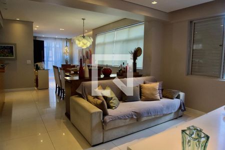 Sala de apartamento à venda com 4 quartos, 120m² em Coracao de Jesus, Belo Horizonte