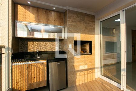 Varanda Gourmet de apartamento à venda com 3 quartos, 95m² em Vila Gomes Cardim, São Paulo