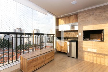 Varanda Gourmet de apartamento à venda com 3 quartos, 95m² em Vila Gomes Cardim, São Paulo