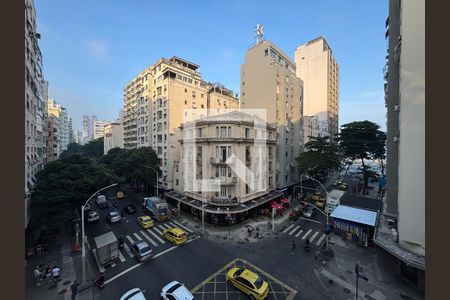 Sala - vista livre de apartamento à venda com 4 quartos, 157m² em Copacabana, Rio de Janeiro