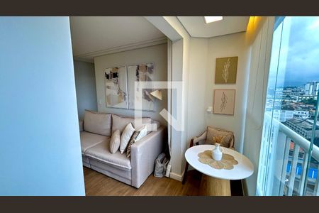 Varanda da Sala de apartamento à venda com 2 quartos, 47m² em Vila Itapegica, Guarulhos