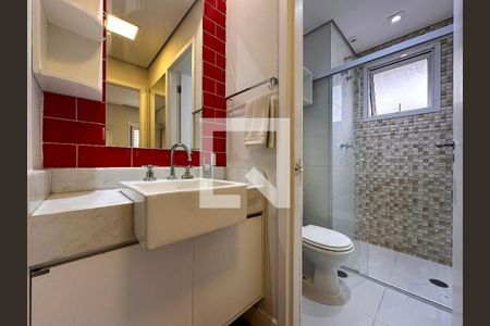 Banheiro de apartamento para alugar com 1 quarto, 41m² em Cidade Monções, São Paulo