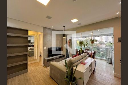 Sala de apartamento para alugar com 1 quarto, 41m² em Cidade Monções, São Paulo