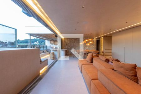 Sala de apartamento à venda com 4 quartos, 210m² em Santa Lúcia, Belo Horizonte