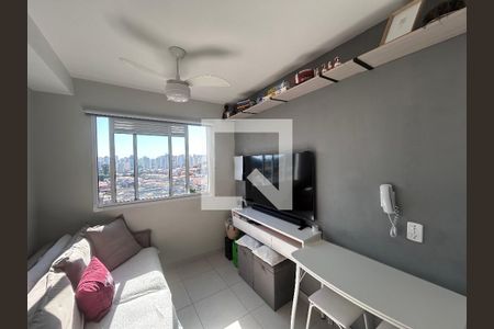 Sala - cozinha  de apartamento para alugar com 1 quarto, 26m² em Jardim Cidalia, São Paulo