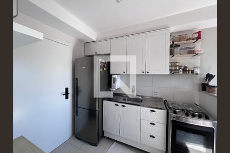 Sala - cozinha  de apartamento para alugar com 1 quarto, 26m² em Jardim Cidalia, São Paulo