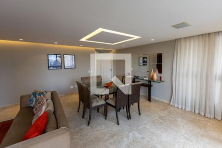 Sala de Jantar de apartamento à venda com 3 quartos, 150m² em Vale do Sereno, Nova Lima