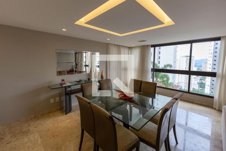 Sala de Jantar de apartamento à venda com 3 quartos, 150m² em Vale do Sereno, Nova Lima