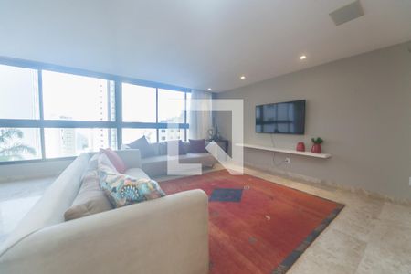 Sala de TV de apartamento à venda com 3 quartos, 150m² em Vale do Sereno, Nova Lima