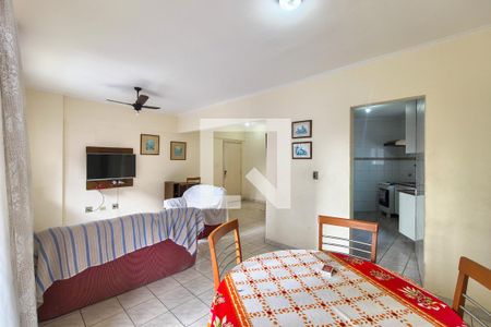 Sala de apartamento para alugar com 2 quartos, 90m² em Nova Mirim, Praia Grande