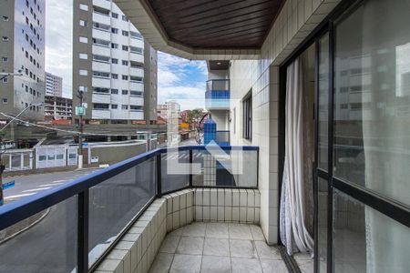 Sacada  de apartamento para alugar com 2 quartos, 90m² em Nova Mirim, Praia Grande