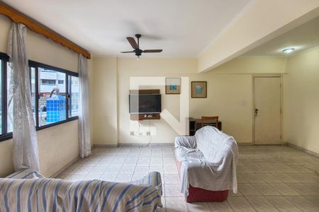 Sala de apartamento para alugar com 2 quartos, 90m² em Nova Mirim, Praia Grande