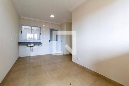 Sala e cozinha de apartamento à venda com 2 quartos, 32m² em Vila Carrão, São Paulo