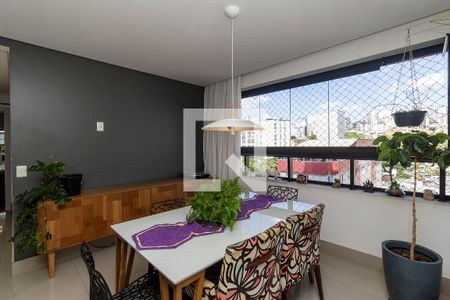 Sala de apartamento à venda com 3 quartos, 82m² em Grajaú, Belo Horizonte