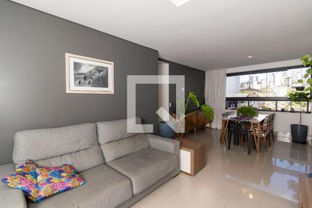 Sala de apartamento à venda com 3 quartos, 82m² em Grajaú, Belo Horizonte
