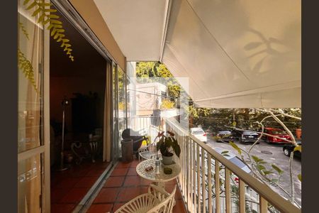 Varanda da Sala de apartamento à venda com 4 quartos, 205m² em Leblon, Rio de Janeiro