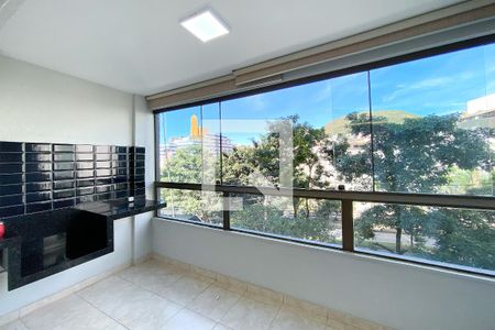 Varanda da Sala de apartamento para alugar com 3 quartos, 88m² em Buritis, Belo Horizonte