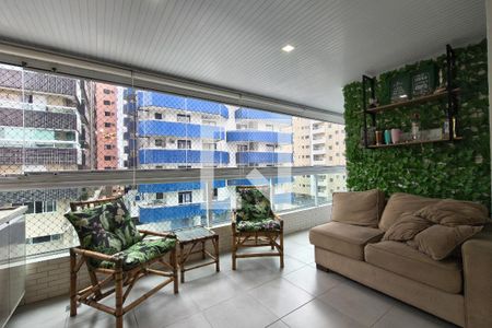 Sacada  de apartamento para alugar com 2 quartos, 110m² em Canto do Forte, Praia Grande