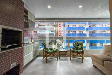 Sacada  de apartamento para alugar com 2 quartos, 110m² em Canto do Forte, Praia Grande