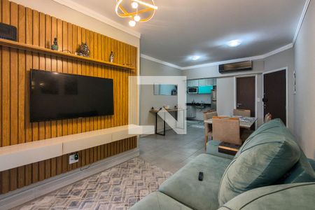 Sala de apartamento para alugar com 2 quartos, 110m² em Canto do Forte, Praia Grande