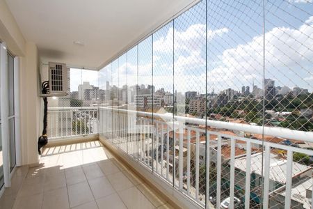 Varanda da Sala de Estar e Jantar de apartamento para alugar com 5 quartos, 120m² em Alto de Pinheiros, São Paulo