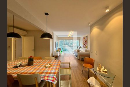 Sala de apartamento para alugar com 3 quartos, 109m² em Brooklin Novo, São Paulo