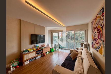 Sala de apartamento para alugar com 3 quartos, 109m² em Brooklin Novo, São Paulo