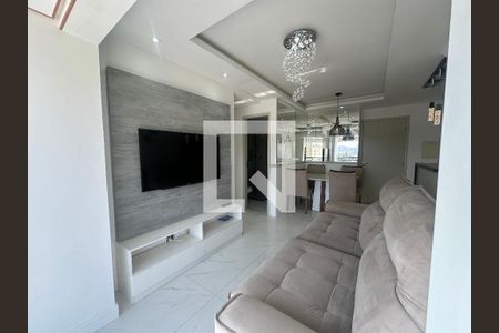 Sala de apartamento à venda com 2 quartos, 71m² em Alphaville Residencial Um, Barueri