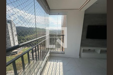 Varanda da Sala de apartamento à venda com 2 quartos, 71m² em Alphaville Residencial Um, Barueri