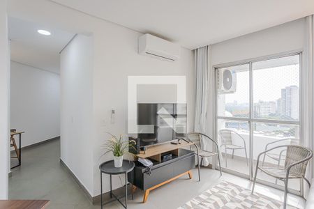 Sala de apartamento para alugar com 1 quarto, 43m² em Paraíso, São Paulo