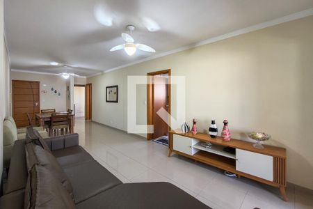 Sala de apartamento para alugar com 3 quartos, 120m² em Aviação, Praia Grande