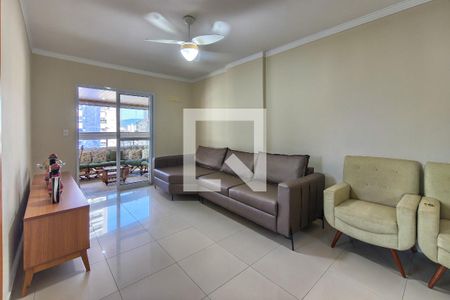 Sala de apartamento para alugar com 3 quartos, 120m² em Aviação, Praia Grande