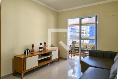 Sala de apartamento para alugar com 3 quartos, 120m² em Aviação, Praia Grande