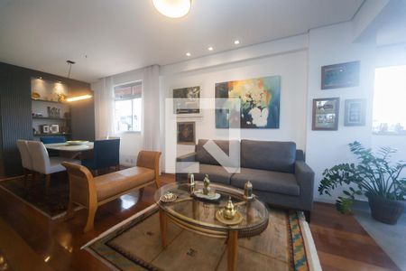 Sala de visita de apartamento à venda com 3 quartos, 310m² em Carmo, Belo Horizonte