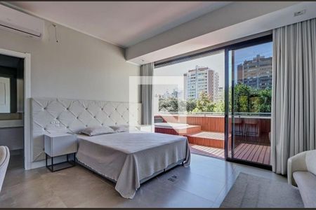 Sala/Quarto de apartamento para alugar com 1 quarto, 57m² em Petrópolis, Porto Alegre