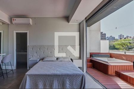 Sala/Quarto de apartamento para alugar com 1 quarto, 57m² em Petrópolis, Porto Alegre