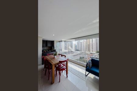 Varanda de apartamento para alugar com 3 quartos, 122m² em Vila Regente Feijó, São Paulo