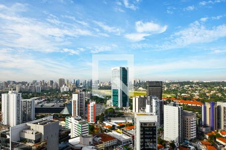 vista varanda Sala e lavanderia de apartamento para alugar com 2 quartos, 71m² em Pinheiros, São Paulo