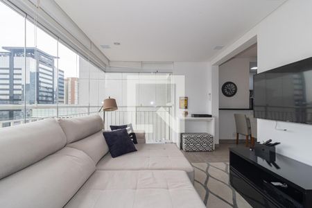 Sala de apartamento para alugar com 1 quarto, 54m² em Vila Nova Conceição, São Paulo