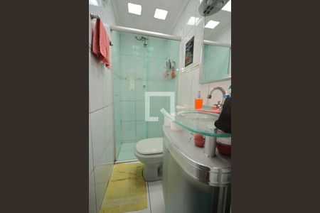 Banheiro da Suíte  de apartamento à venda com 3 quartos, 78m² em Demarchi, São Bernardo do Campo